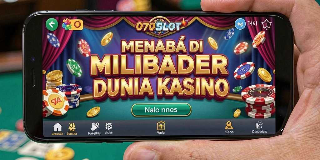 Screenshot gameplay 070SLOT yang menunjukkan keseruan mengelola kasino.