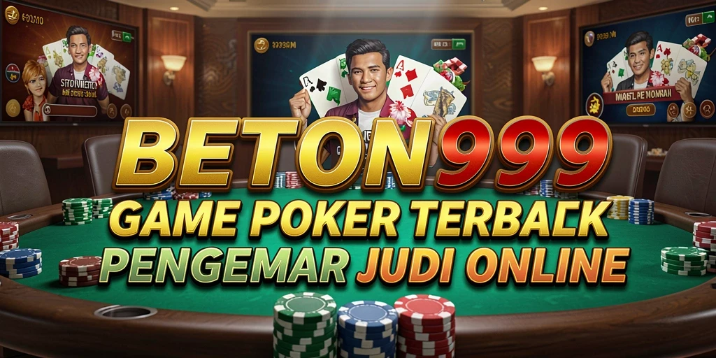 Screenshot BETON999 menampilkan suasana permainan poker yang mendebarkan.