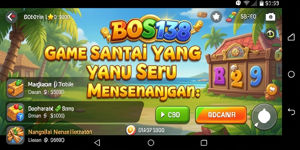 Tampilan gameplay seru dan menyenangkan di BOS138.