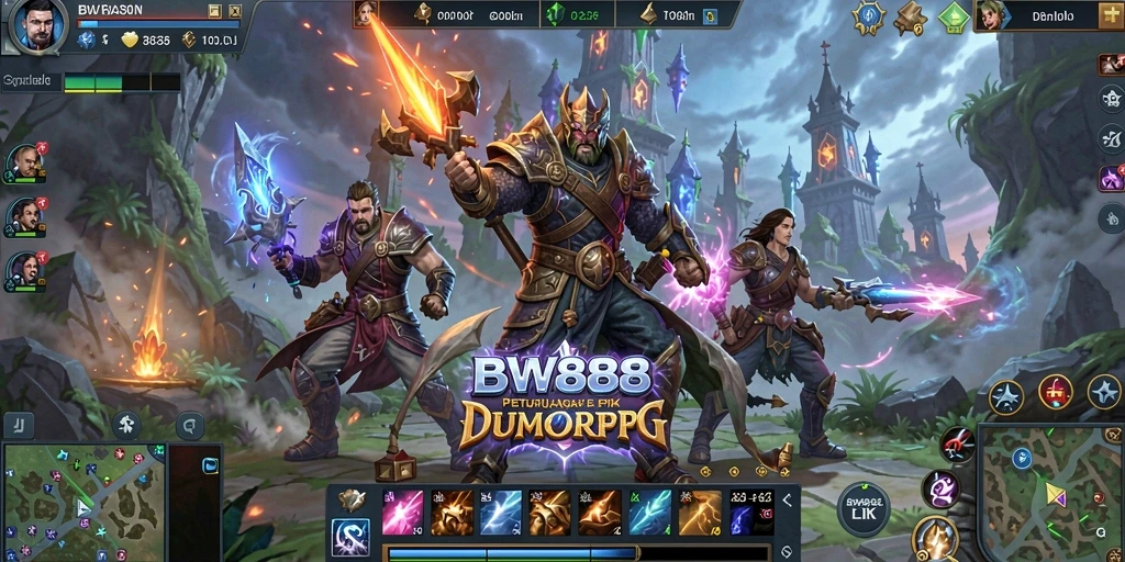 Screenshot gameplay BW888 menampilkan petualangan seru dalam dunia MMORPG.