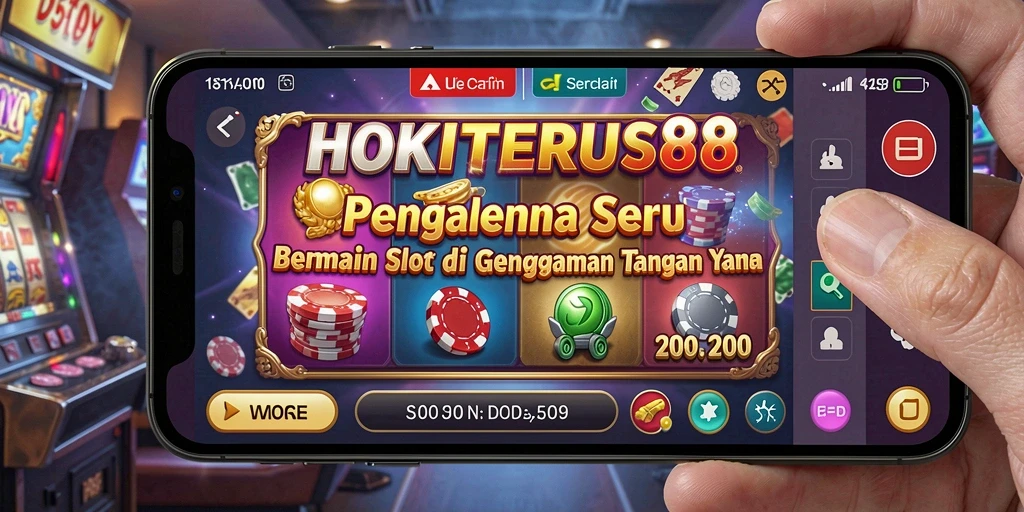 Tampilan gameplay Slot HOKITERUS88 yang seru dan menarik.