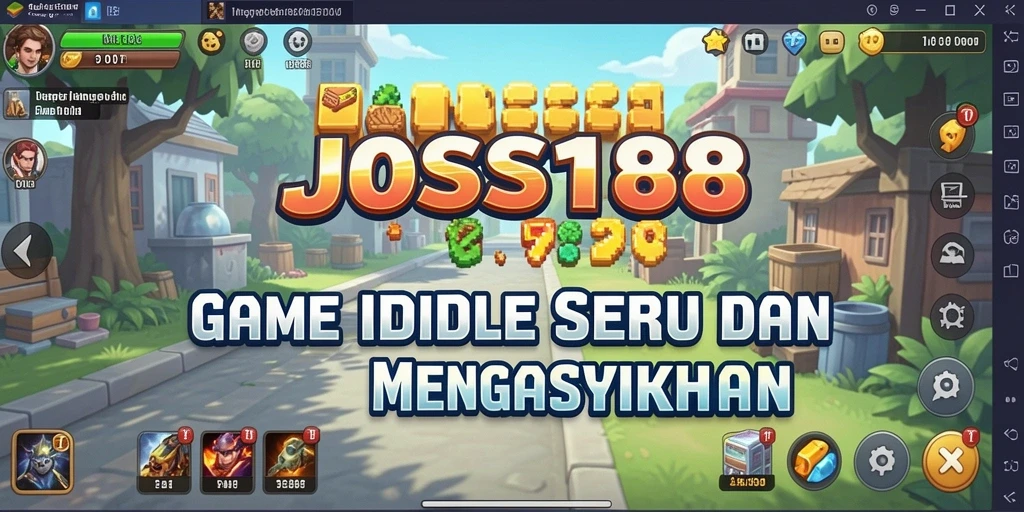Gameplay menarik dan interaktif dari JOSS188 menunjukkan mekanisme Idle.
