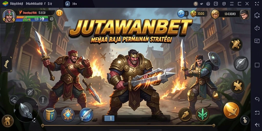 Tampilan menegangkan dari pertempuran di JUTAWANBET.