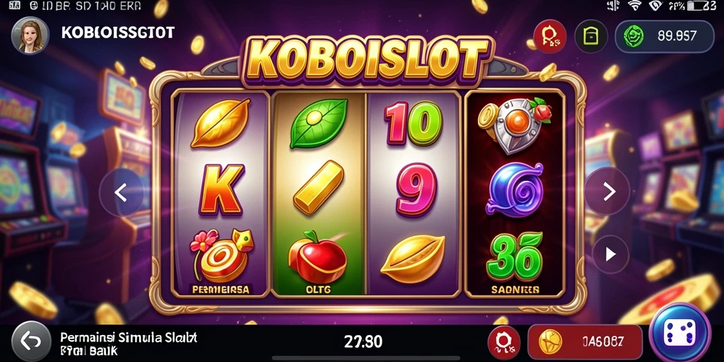 Screenshot gameplay KOBOISLOT menunjukkan pengalaman slot yang mengasyikkan.