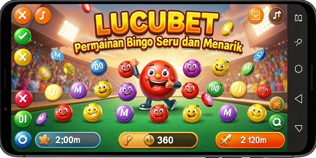 Screenshot gameplay LUCUBET yang menunjukkan keseruan bermain Bingo.