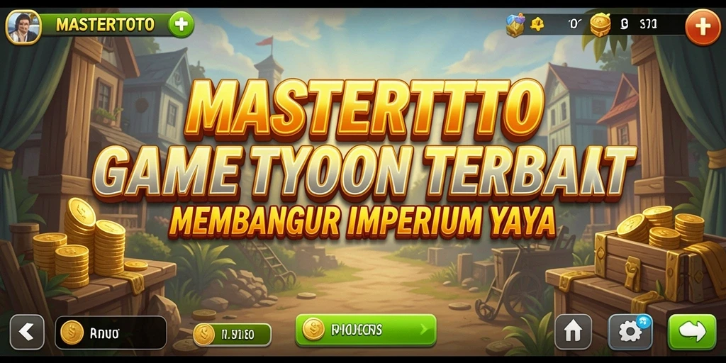 Tampilan gameplay MASTERTOTO dengan berbagai opsi bisnis yang menarik.
