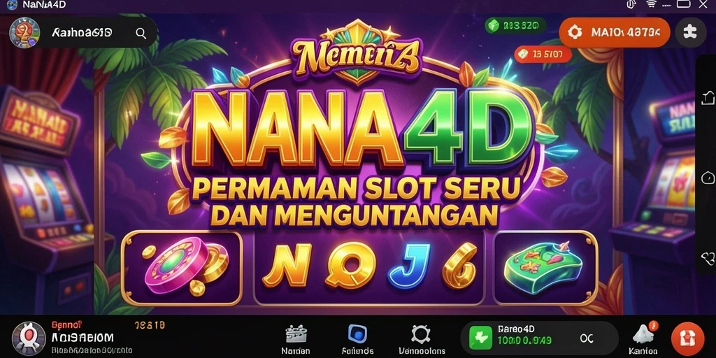 Screenshot gameplay NANA4D yang menampilkan keseruan Slot.