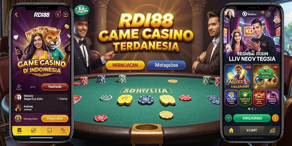 Gameplay seru RDI88 dengan dealer langsung di layar.