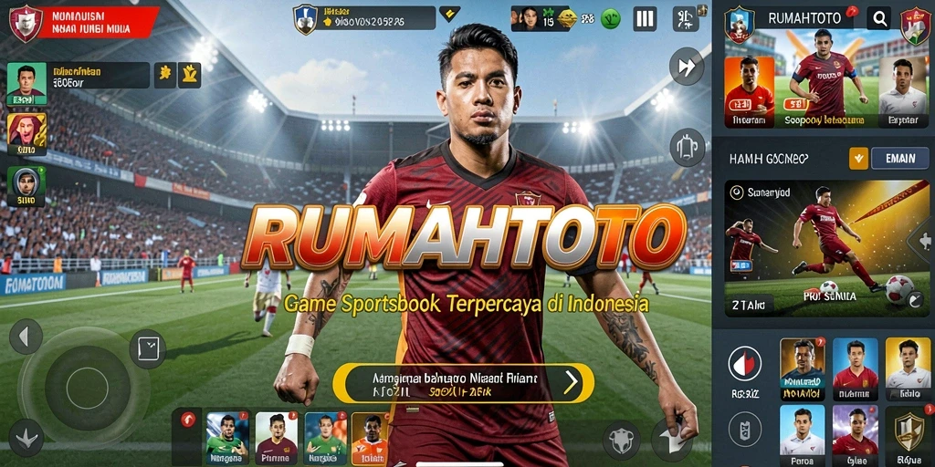 Tampilan gameplay RUMAHTOTO dengan berbagai opsi taruhan.