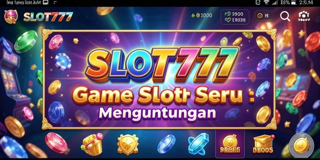 Gambaran gameplay SLOT777 yang mengasyikkan dan penuh warna.