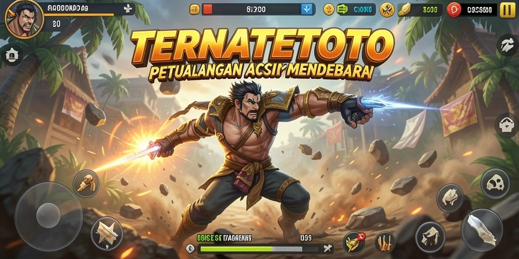 Tangkapan layar TERNATETOTO menampilkan aksi seru dalam pertempuran.