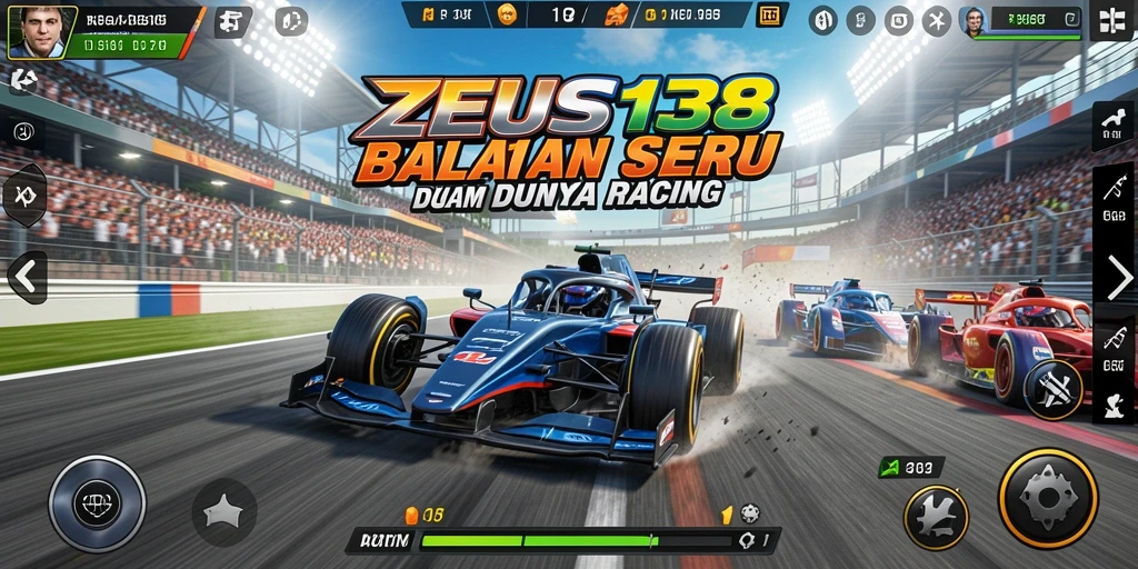 Gameplay seru di lintasan balap ZEUS138 yang menantang.
